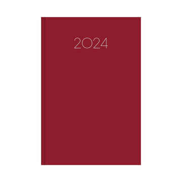 2024 ΗΜΕΡΟΛΟΓΙΟ ΗΜΕΡΗΣΙΟ Α4 21x29cm SIMPLE ΜΠΟΡΝΤΟ 001724 (ΤΡΙΠΕΡΙΝΑ)
