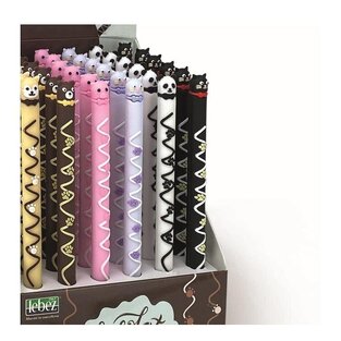 LEBEZ ΑΡΩΜΑΤΙΚΟ ΣΤΥΛΟ CHOCOLATE PET (ΜΠΛΕ ΓΡΑΦΗ) ΑΣΠΡΟ 81503