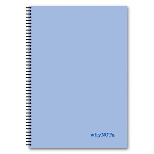WHYNOTE ΤΕΤΡΑΔΙΟ ΣΠΙΡΑΛ Α4 (21x29,7cm) 4 ΘΕΜΑΤΩΝ 120φ PASTEL ΜΠΛΕ 810018