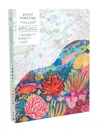 LA PETITE EPICERIE ΣΕΤ ΖΩΓΡΑΦΙΚΗΣ PAINTING BY NUMBERS PETIT PINCEAU CORAL REEF 350024