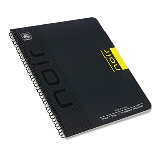 SPECIAL BY TYPOTRUST ΤΕΤΡΑΔΙΟ ΣΠΙΡΑΛ NOIR A4 (21x29,7cm) 3 ΘΕΜΑΤΩΝ 90φ ΚΙΤΡΙΝΟ
