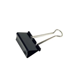 DIAMOND BINDER CLIPS ΠΙΑΣΤΡΑ ΜΕΤΑΛΛΙΚΗ ΜΑΥΡΗ 1,5cm 977200