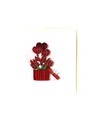 TENDANCES PETITS PETALES ΕΥΧΕΤΗΡΙΑ ΚΑΡΤΑ 15x15cm PP29C ΚΟΥΤΙ ΔΩΡΟΥ ΛΟΥΛΟΥΔΙΑ