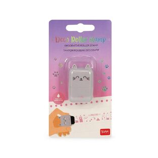 LEGAMI DECO ROLLER STAMP ΠΑΙΔΙΚΟ ΣΦΡΑΓΙΔΑΚΙ MEOW ΡΟΖ ΜΕΛΑΝΙ ROS0004