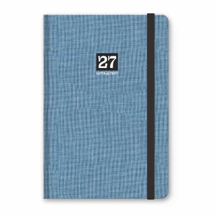 2027 ΗΜΕΡΟΛΟΓΙΟ ΑΤΖΕΝΤΑ ΕΒΔΟΜΑΔΙΑΙΟ TEXT BOOK 9x16cm ΜΠΛΕ ΜΕ ΛΑΣΤΙΧΟ 627120985 (UNIPAP)