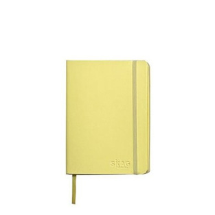 SKAG ΣΗΜΕΙΩΜΑΤΑΡΙΟ A6 10,5x14,8cm ΜΕ ΛΑΣΤΙΧΟ ΜΑΛΑΚΟ ΕΞΩΦΥΛΛΟ ΘΗΚΗ ΓΙΑ ΣΤΥΛΟ ΕΣΩΤΕΡΙΚΗ ΘΗΚΗ ΜΕ ΓΡΑΜΜΕΣ 64φ ΚΙΤΡΙΝΟ 306669