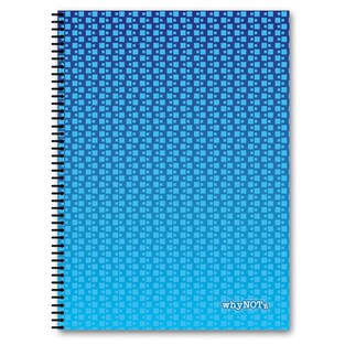 WHYNOTE ΤΕΤΡΑΔΙΟ ΣΠΙΡΑΛ Α4 (21x29,7cm) 2 ΘΕΜΑΤΩΝ 60φ PATTERN ΜΠΛΕ 810032