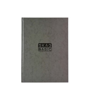 SKAG ΤΕΤΡΑΔΙΟ ΒΙΒΛΙΟΔΕΤΗΜΕΝΟ A4 (210x297mm) BASIC ΧΩΡΙΣ ΓΡΑΜΜΕΣ ΛΕΥΚΟ 96φ ΓΚΡΙ 280822