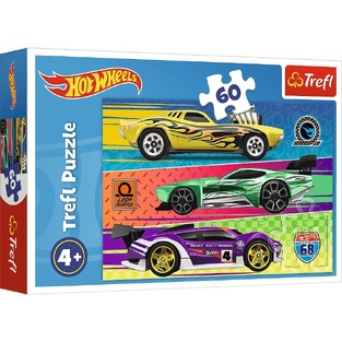 TREFL ΠΑΖΛ 60τεμ RACE HOT WHEELS 17389