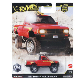MATTEL HOT WHEELS PREMIUM ΑΥΤΟΚΙΝΗΤΑΚΙ ΣΥΛΛΕΚΤΙΚΟ ΑΓΩΝΙΣΤΚΟ 1987 TOYOTA PICKUP TRUCK 1 / 5 FPY86