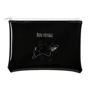 VIQUEL ΤΣΑΝΤΑΚΙ ΠΛΑΣΤΙΚΟ ΜΕ ΦΕΡΜΟΥΑΡ 13x17cm ΜΑΥΡΟ 979831
