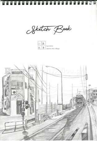 DELI SKETCH BOOK  ΜΠΛΟΚ ΣΧΕΔΙΟΥ ΣΠΙΡΑΛ A4 (21x29,7cm) 40φ 100gr 73627