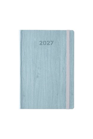 2027 ΗΜΕΡΟΛΟΓΙΟ ΗΜΕΡΗΣΙΟ 17x24cm WOODY ΓΑΛΑΖΙΟ ΜΕ ΛΑΣΤΙΧΟ ΚΑΙ ΣΤΥΛΟΘΗΚΗ 72104 (ΛΙΝΑΡΔΑΤΟΣ)