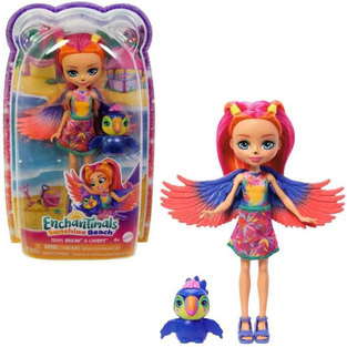 MATTEL ENCHANTIMALS SUNSHINE TRIPPI TOUCAN AND CANOPY ΚΟΥΚΛΑ ΚΑΙ ΖΩΑΚΙ FNH22 / HRX83