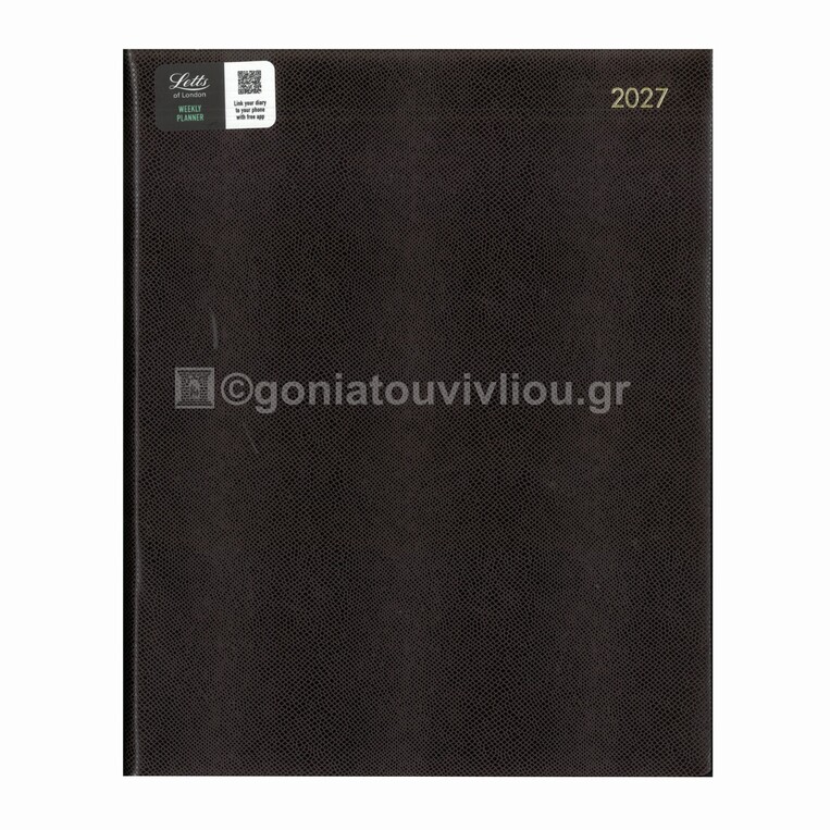 2027 ΗΜΕΡΟΛΟΓΙΟ LETTS ΕΒΔΟΜΑΔΙΑΙΟ 21,5x26,5cm LEGACY QUARTO BURGUNDY 27081641