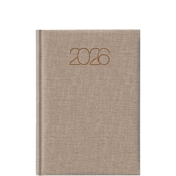 2026 ΗΜΕΡΟΛΟΓΙΟ ΗΜΕΡΗΣΙΟ ΛΕΥΚΟ 14.5x20,5cm COTTON CLASSIC MUST ΜΠΕΖ 689JOE44 (ΘΕΟΦΥΛΑΚΤΟΣ)