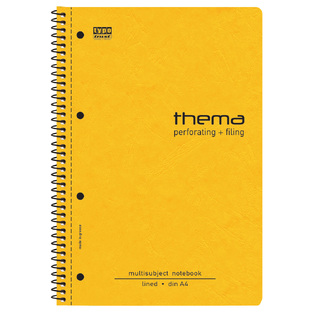 SPECIAL BY TYPOTRUST ΤΕΤΡΑΔΙΟ ΣΠΙΡΑΛ THEMA ΠΕΡΦΟΡΕ ΜΕ ΤΡΥΠΕΣ ΠΡΕΣΠΑΝ A4 (21x29,7cm) 3 ΘΕΜΑΤΩΝ 90φ ΚΙΤΡΙΝΟ
