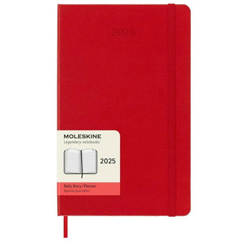 2025 ΗΜΕΡΟΛΟΓΙΟ MOLESKINE LARGE (13x21cm) HARD COVER SCARLRT RED DAILY DIARY (ΗΜΕΡΗΣΙΟ ΗΜΕΡΟΛΟΓΙΟ ΕΤΟΥΣ)