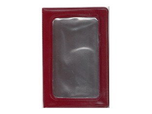 VIVIAN PLAST ΘΗΚΗ ΓΙΑ ΤΑΥΤΟΤΗΤΑ ΔΙΠΛΩΜΑ ΜΕ ΠΑΡΑΘΥΡΟ 8x13cm ΜΠΟΡΝΤΟ