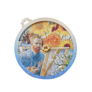 CARTARTEM 3D ΜΑΓΝΗΤΑΚΙ ΨΥΓΕΙΟΥ 7.5x7,4cm VAN GOGH