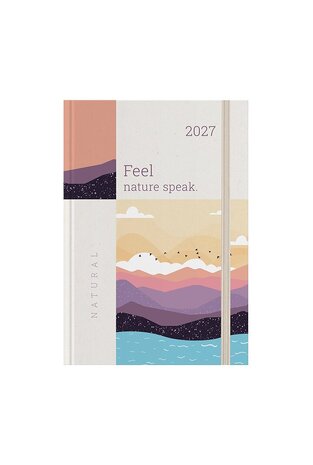 2027 ΗΜΕΡΟΛΟΓΙΟ ΗΜΕΡΗΣΙΟ 12x17cm NATURAL d FEEL NATURE SPEAK 72912 (ΛΙΝΑΡΔΑΤΟΣ)
