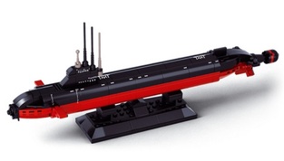 SLUBAN ΠΑΙΔΙΚΟ ΠΑΙΧΝΙΔΙ ΜΕ ΤΟΥΒΛΑΚΙΑ B0391 BATTLE GROOP NUC SUBMARINE 193pcs