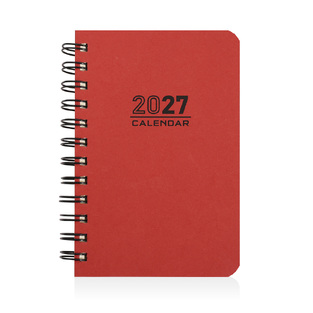 2027 ΗΜΕΡΟΛΟΓΙΟ ΗΜΕΡΗΣΙΟ ΣΠΙΡΑΛ 12x17cm ΚΟΚΚΙΝΟ 063 (EKDOSIS)