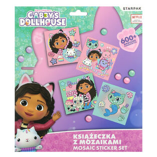 STARPAK ΚΑΤΑΣΚΕΥΗ ΜΩΣΑΙΚΟ ΜΕ ΑΥΤΟΚΟΛΛΗΤΑ GABBY S DOLLHOUSE 549164