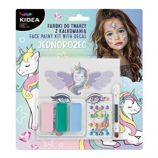 KIDEA ΠΑΣΤΙΛΙΕΣ ΧΡΩΜΑΤΑ ΠΡΟΣΩΠΟΥ UNICORN 700385
