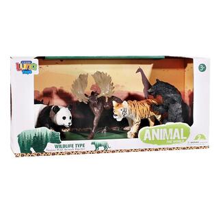 LUNA TOYS ΖΩΑ ΤΗΣ ΖΟΥΓΚΛΑΣ ΠΛΑΣΤΙΚΑ 12,5Ccm 4τεμ 623138