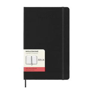 2025 2026 ΗΜΕΡΟΛΟΓΙΟ MOLESKINE LARGE (13x21cm) HARD COVER BLACK DAILY DIARY (ΗΜΕΡΗΣΙΟ ΗΜΕΡΟΛΟΓΙΟ 18ΜΗΝΟ)