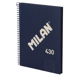 MILAN ΤΕΤΡΑΔΙΟ ΣΠΙΡΑΛ 16x21cm 1 ΘΕΜΑΤΟΣ 80φ ΠΕΡΦΟΡΕ ΜΕ ΤΡΥΠΕΣ ΣΚΛΗΡΟ ΕΞΩΦΥΛΛΟ ΜΠΛΕ 57152E80SNCB