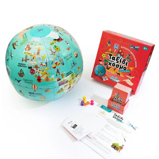 CALY GLOBE ΦΟΥΣΚΩΤΗ ΥΔΡΟΓΕΙΟΣ ΣΦΑΙΡΑ ΤΑΞΙΔΙ ΣΤΟΝ ΚΟΣΜΟ