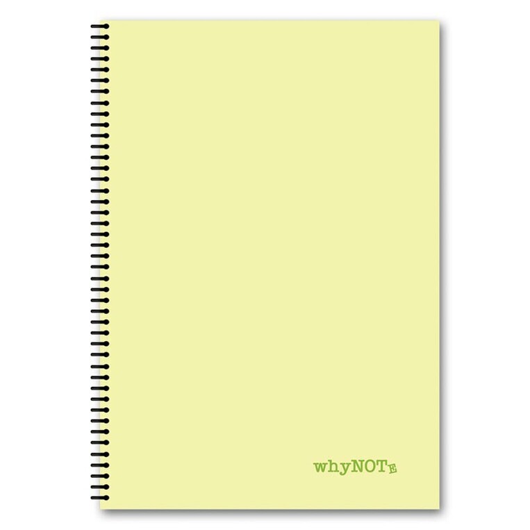 WHYNOTE ΤΕΤΡΑΔΙΟ ΣΠΙΡΑΛ Α4 (21x29,7cm) 2 ΘΕΜΑΤΩΝ 60φ PASTEL ΚΙΤΡΙΝΟ 810016