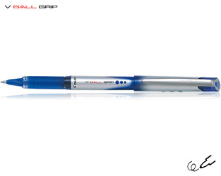 PILOT ΣΤΥΛΟ V BALL GRIP 0.7mm ΜΠΛΕ