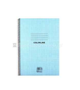 SALKO ΤΕΤΡΑΔΙΟ ΣΠΙΡΑΛ A4 (21x29,7cm) 1 ΘΕΜΑΤΟΣ 30φ COLORLINE ΠΡΑΣΙΝΟ 7856