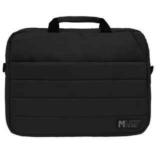 MUST TEAM ΤΣΑΝΤΑ LAPTOP 39x7x29cm ΜΑΥΡΗ 586478