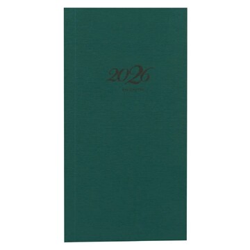 2026 ΗΜΕΡΟΛΟΓΙΟ ΑΤΖΕΝΤΑ ΕΒΔΟΜΑΔΙΑΙΟ ΥΠΟΚΙΤΡΙΝΟ ΧΑΡΤΟΔΕΤΟ ΜΕ ΑΥΤΙΑ 8x16cm ΠΡΑΣΙΝΟ ΣΚΟΥΡΟ ΗΜ26004 (ΕΠΙ ΧΑΡΤΟΥ)