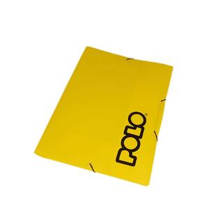 POLO ΝΤΟΣΙΕ ΦΑΚΕΛΟΣ ΜΕ ΛΑΣΤΙΧΟ 25x35cm PP ΠΛΑΣΤΙΚΟΣ 919052 ΚΙΤΡΙΝΟΣ