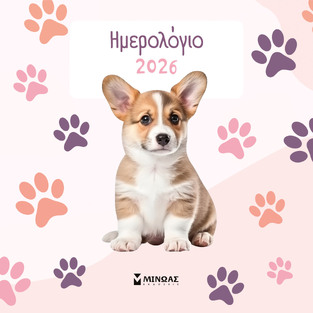 2026 ΗΜΕΡΟΛΟΓΙΟ ΤΟΙΧΟΥ ΣΚΥΛΑΚΙΑ 30x30cm