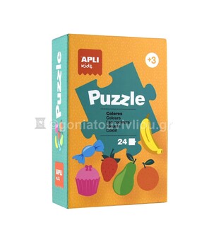 APLI KIDS 6 ΠΑΖΛ ΤΩΝ 4 ΤΕΜΑΧΙΩΝ COLOURS ΧΡΩΜΑΤΑ 13863 (PUZZLE)