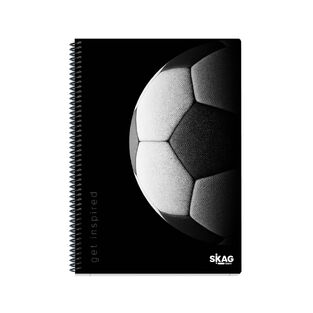 SKAG ΤΕΤΡΑΔΙΟ ΣΠΙΡΑΛ 17x25cm 2 ΘΕΜΑΤΩΝ 60φ SPORTY LIFE ΜΠΑΛΑ ΠΟΔΟΣΦΑΙΡΟΥ 312943