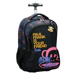 BACK ME UP PAUL FRANK ΣΧΟΛΙΚΗ ΤΣΑΝΤΑ ΣΑΚΙΔΙΟ TROLLEY ΤΡΟΛΕΙ ΔΗΜΟΤΙΚΟΥ Y2K IS YOUR FRIEND 376 01074