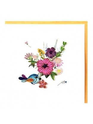 TENDANCES PETITS PETALES ΕΥΧΕΤΗΡΙΑ ΚΑΡΤΑ 15x15cm PP06C ΛΟΥΛΟΥΔΙΑ ΠΟΥΛΙ