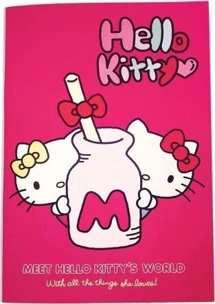 GIM ΤΕΤΡΑΔΙΟ ΚΑΡΦΙΤΣΑ 17x25cm 40φ HELLO KITTY ΦΟΥΞΙΑ 335 76400