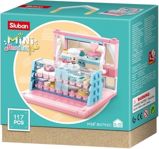 SLUBAN ΠΑΙΔΙΚΟ ΠΑΙΧΝΙΔΙ ΜΕ ΤΟΥΒΛΑΚΙΑ B0792C MINI HANDCRAFT PASTRY SHOP 117pcs