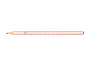 FABER CASTELL ΜΟΛΥΒΙ SPARKLE GRIP ΝΟ 2 ΡΟΖ ΑΠΑΛΟ (ΜΕ ΓΚΛΙΤΕΡ) 118201