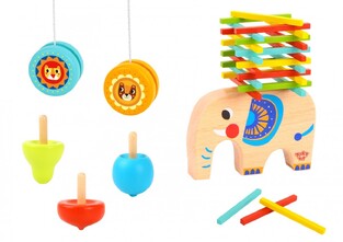 TOOKY TOY ΣΕΤ ΠΑΙΧΝΙΔΙ ΞΥΛΙΝΟΣ ΕΛΕΦΑΝΤΑΣ 686
