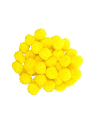 I MONDI ΣΕΤ POM PONS (ΠΟΜ ΠΟΝΣ) 25MM ΚΙΤΡΙΝΟ 50ΤΜΧ 11520048