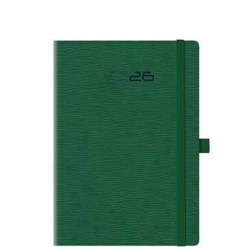 2026 ΗΜΕΡΟΛΟΓΙΟ ΗΜΕΡΗΣΙΟ ΛΕΥΚΟ 14.5x20,5cm RIVOLI PLUS ΠΡΑΣΙΝΟ ΜΕ ΛΑΣΤΙΧΟ ΚΑΙ ΣΤΥΛΟΘΗΚΗ 6897RB08 (ΘΕΟΦΥΛΑΚΤΟΣ)